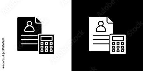 Curriculum Icon Sheet Black And White