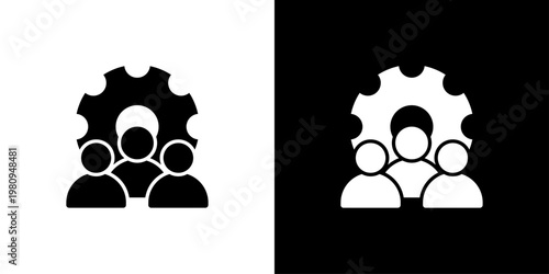 Team Icon Sheet Black And White