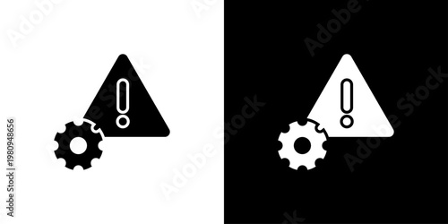 Risk Icon Sheet Black And White