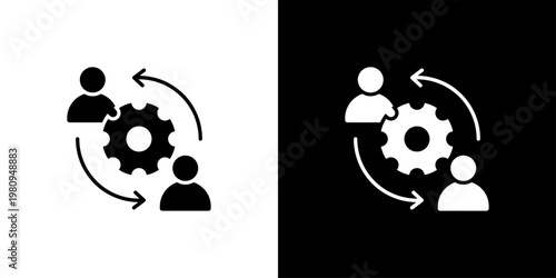 Transfer Icon Sheet Black And White