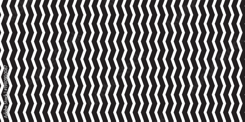 Repeating zigzag lines wallpaper. Thunder bolt background. Electric power, flash light, jagged stripes pattern. Superhero, boom, speed or surprise anime cartoon print. Vector graphic illustration.
