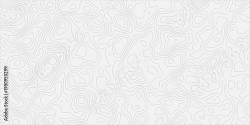 Modern Abstract Topographic Line Art Design with Smooth Curves and Layered Lines
Elevation Contour Map Style Graphic Background with Subtle Depth Effect