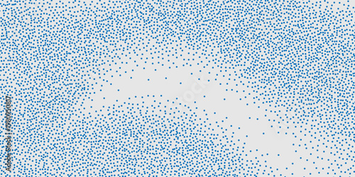 Blue dotted texture with fade dispersion effect. Minimal vector style ideal for banners, posters, web backgrounds, and contemporary layouts.