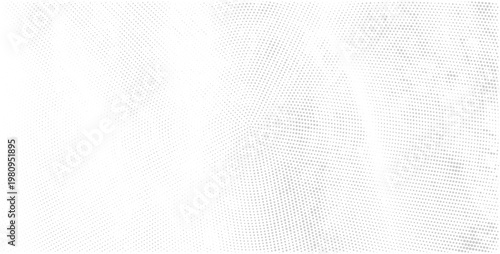 Halftone background pattern. Grain texture polka dots on white background. Grey Dot art speck distressed grunge texture banner