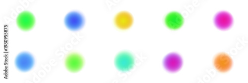 Abstract blurred colorful bokeh dots for sensory processing disorder therapy