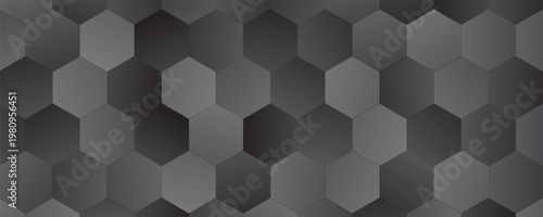 Exude understated sophistication with this charcoal honeycomb grid. 