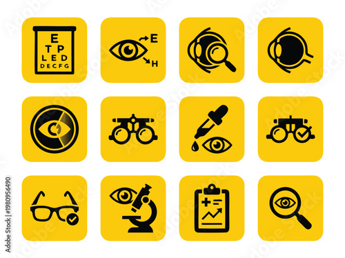 Eye Care Icons Set 1.