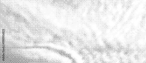 Halftone background pattern. Grain texture polka dots on white background. Dot art speck distressed grunge texture banner