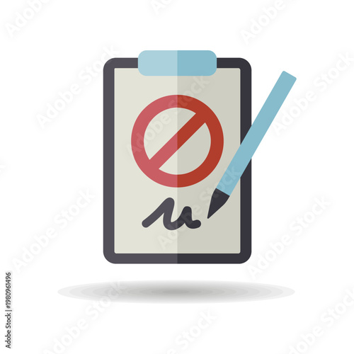 Petition vector icon. Protest action support