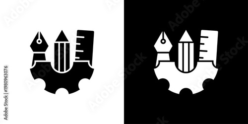 Tools Icon Sheet Black And White