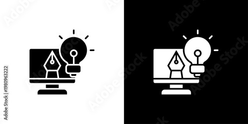 Design Icon Sheet Black And White