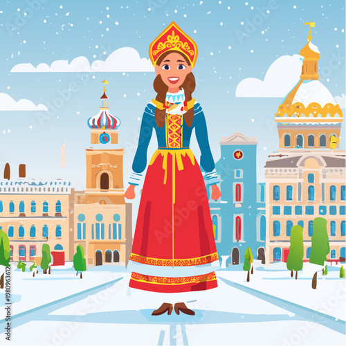 Modern interpretierte Tracht