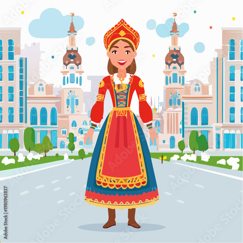 Modern interpretierte Tracht