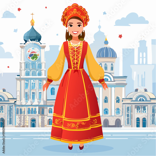 Modern interpretierte Tracht