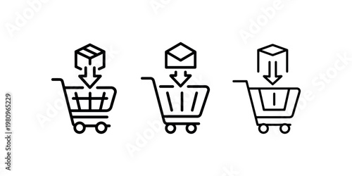 Three circular clock faces with hands, indicating different times, clean line art symbols for time and schedule