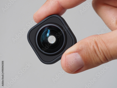 Wide lens mod for action camera.