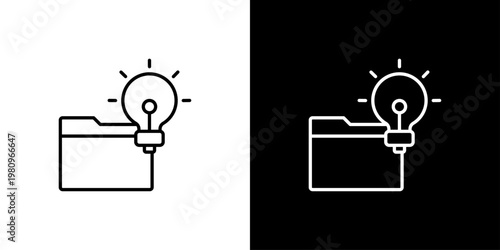 Folder Icon Sheet Black And White