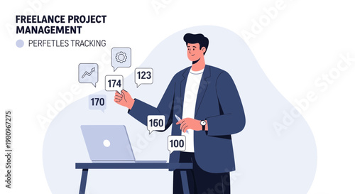 Freelance Project Management and Performance Tracking with Digital Data
