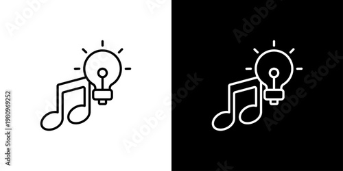 Music Icon Sheet Black And White