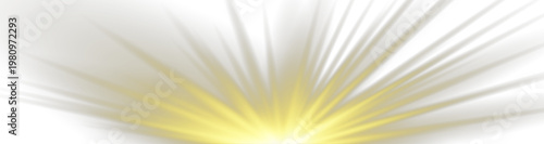 Abstract lens flare with radiant glow, colorful spectrum rays and shimmering particles, overlay background with bright illumination and vibrant light effects