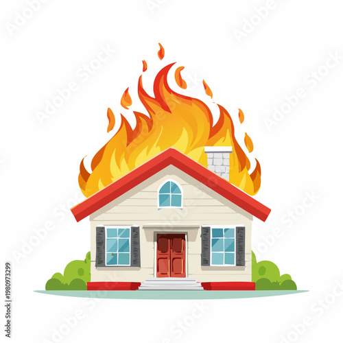 Brenzendes Haus (Gefahrensymbol)