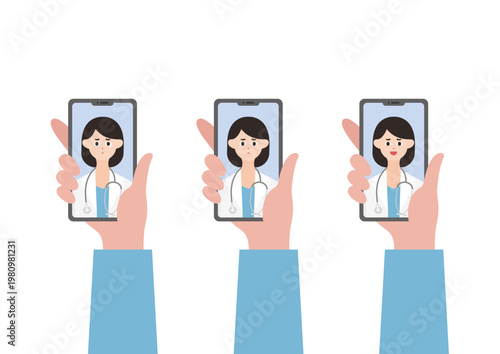 スマホのオンライン診療（泣く・困る）