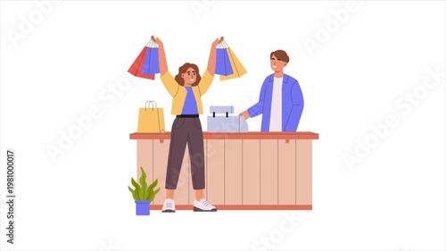 Positive Deal   mp4 animation on white background