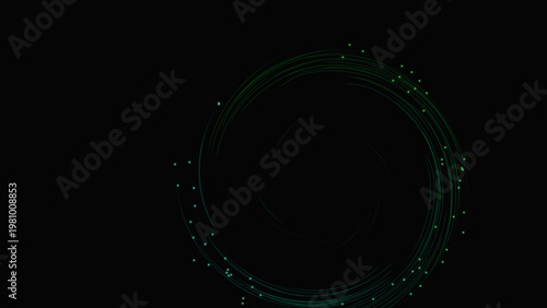 Simple Green Circle Design