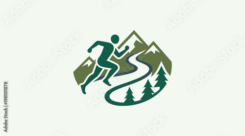 Trail Runner Logo Concept