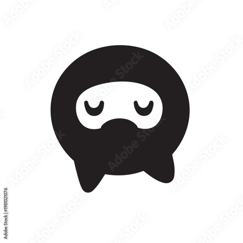cartoon speech bubble icon