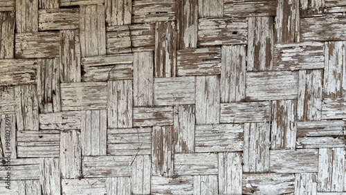 Bamboo woven pattern background wall
