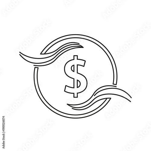 Elegant Gold Monogram GF Logo on Dark Green Textured Background