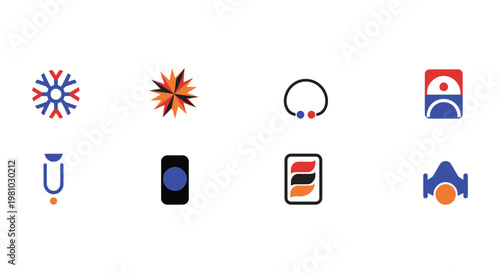 Minimal Gas Safety Signage Icon Set Collection