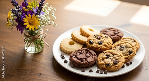 Cookies on Plate Stilllife.