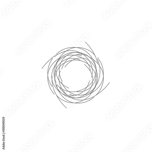 A tangle of thin black lines.