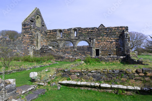 The ruins of the Augustinian Convent, on Iona.