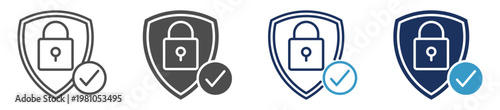 cyber protector multi purpose icon set
