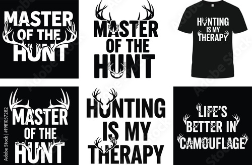 Creative designs for hunting enthusiasts apparel and accessories