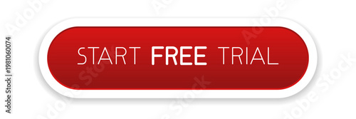 Modern call-to-action button with the text "Start Free Trial", designed to encourage user engagement and conversions. Ideal for subscription services, landing pages and digital marketing campaigns.