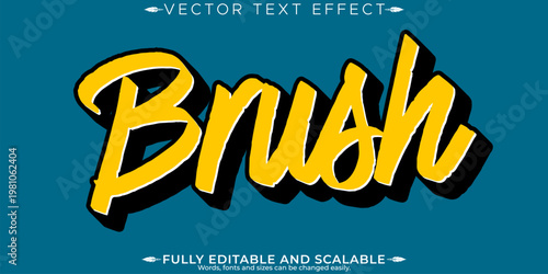 Retro, vintage text effect, editable 70s and 80s text style