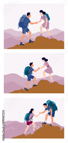 SUPPORT EACH OTHER, HELPING 