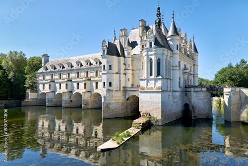 Bilde på lerret Visit chenonceau chateau in france by the river cher