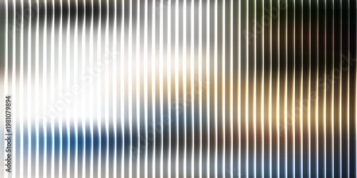 Foto Abstract digital art with vertical lines and colorful horizontal accents