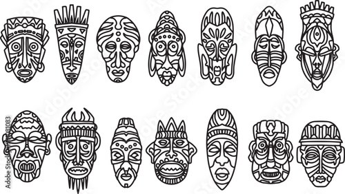Bild auf Leinwand Hand drawn objects