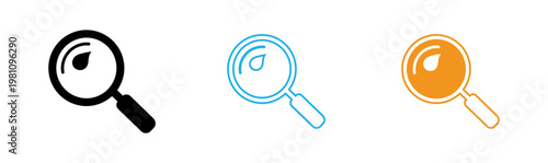 Two magnifying glasses a visual representation of investigation and detail