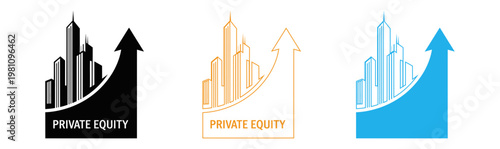 Private equity growth illustrating upward trends and financial success