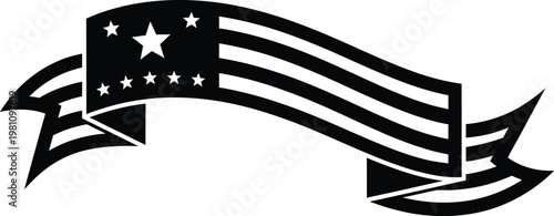 Celebrating flag day usa patriotic american flag illustration with stars and stripes for national pride