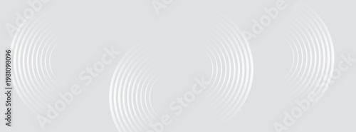 Photography Abstract white geometric lines glowing on a gray background