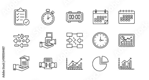 set of vector icons