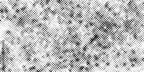 a black and white halftone metal grid pattern with dots, Black color halftone background halftone circle dotted dot cmyk background dot pattern fading dots. modern